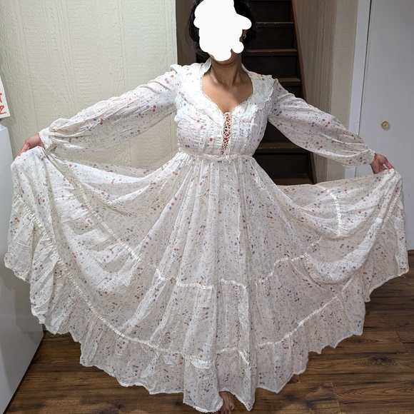 Gunne Sax by Jessica size 3 Floral Floor length dress. - Picture 5 of 8